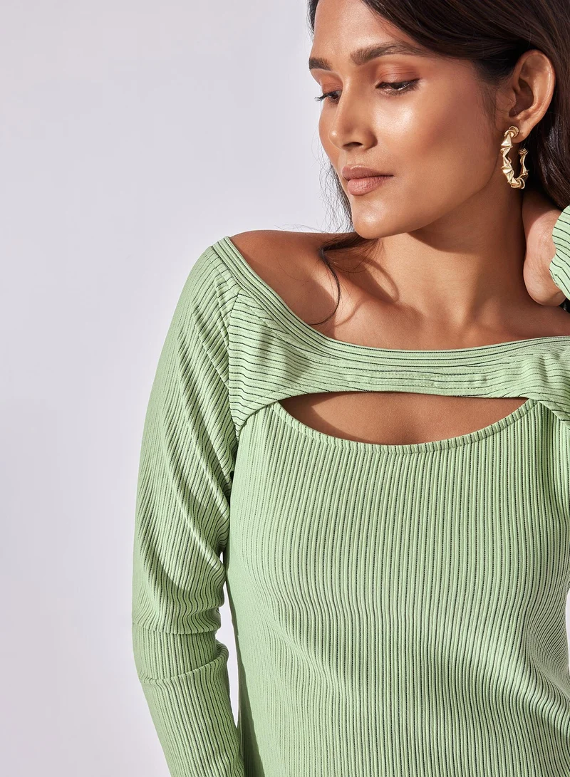 The Label Life Cut-Out Midi Dress